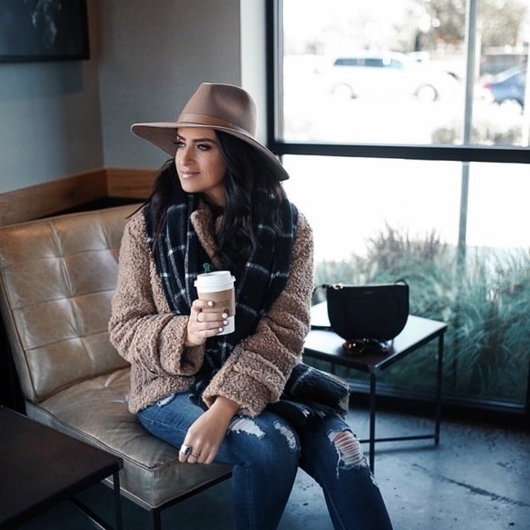 🌟  FREE PEOPLE SO SOFT COZY TEDDY PEACOAT NWT 🌟 - Picture 2 of 14